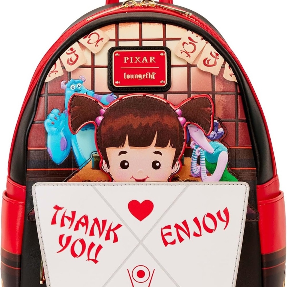 Pixar Backpack with Boo and Monsters Inc. Design